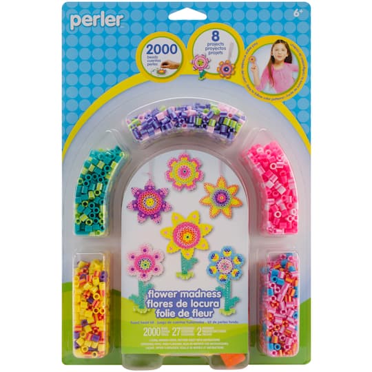 Perler&#x2122; Flower Madness Fused Bead Kit